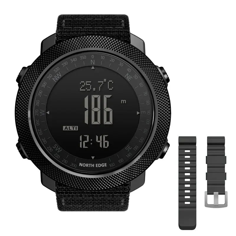 NORTH EDGE APACHE 3 – Ceas Militar Outdoor cu Altimetru, Barometru & Busolă | Rezistent 50M