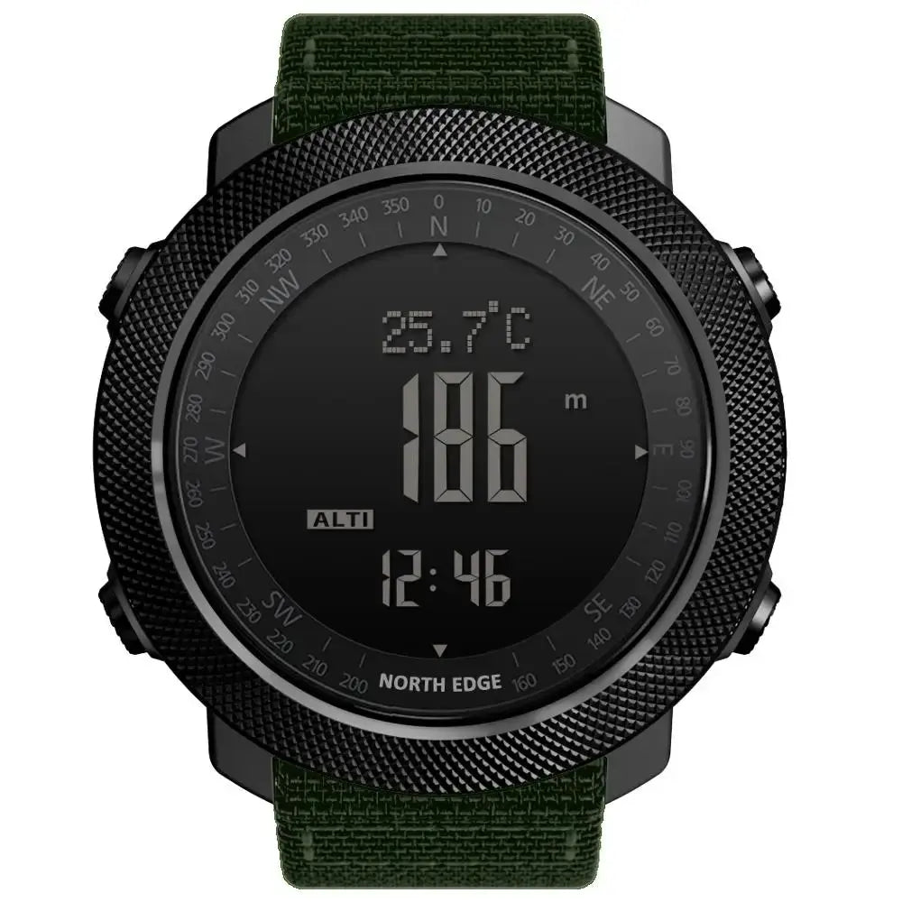 NORTH EDGE APACHE 3 – Ceas Militar Outdoor cu Altimetru, Barometru & Busolă | Rezistent 50M