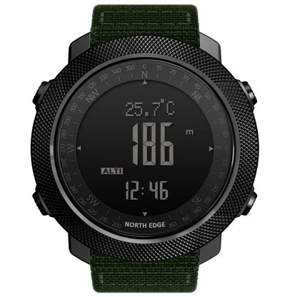 NORTH EDGE APACHE 3 – Ceas Militar Outdoor cu Altimetru, Barometru & Busolă | Rezistent 50M