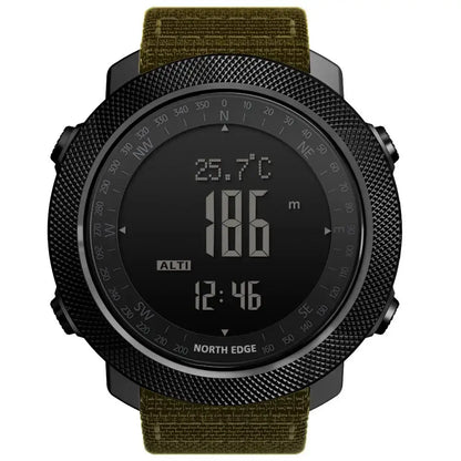 NORTH EDGE APACHE 3 – Ceas Militar Outdoor cu Altimetru, Barometru & Busolă | Rezistent 50M