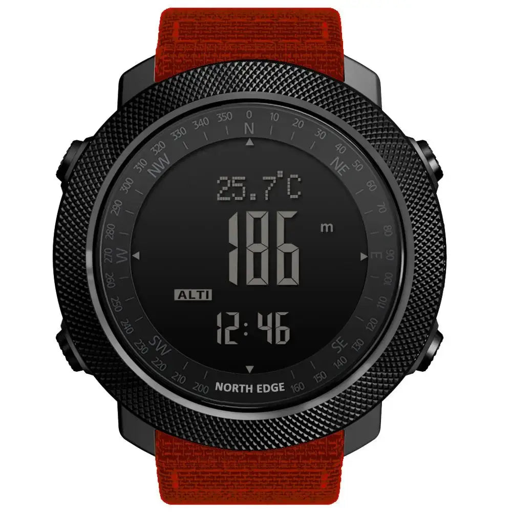 NORTH EDGE APACHE 3 – Ceas Militar Outdoor cu Altimetru, Barometru & Busolă | Rezistent 50M