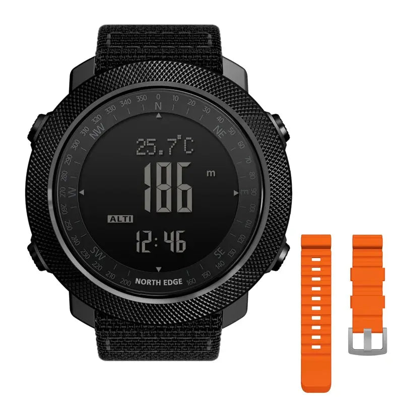 NORTH EDGE APACHE 3 – Ceas Militar Outdoor cu Altimetru, Barometru & Busolă | Rezistent 50M