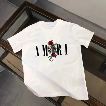 2026 Summer Graphic Print Y2k T-shirt Man Woman Short Sleeved Luxury Tees Clothing Loose Pure Soft Tops Fashion