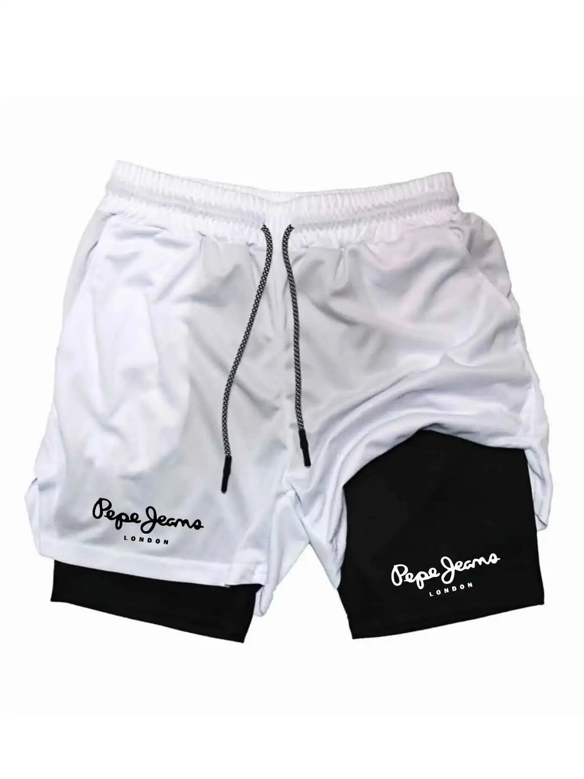 Men’s 2-in-1 Running Shorts – Breathable Quick-Dry