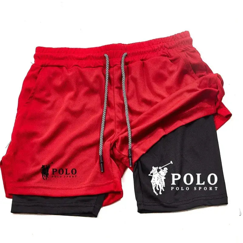 Men's Quick-Dry 2-in-1 Printed Beach Board Shorts