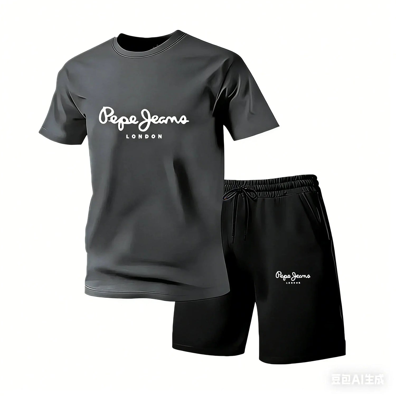 Men’s Summer Sportswear Set T-Shirt And Shorts Quick-Dry
