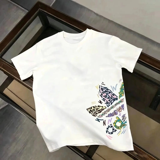 Unisex Graphic Car Print T-Shirt Crew Neck Top